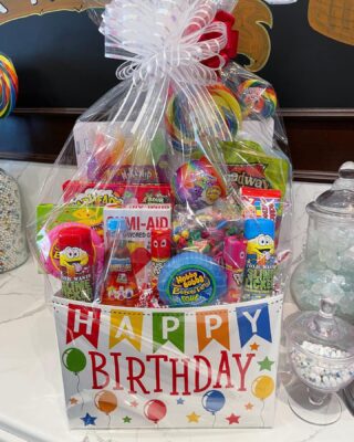 Let us know how we can help make your next birthday party AusSam 🍭 We’re open today until 9pm for all your candy needs 🤩 #LiveLifeToTheSweetest